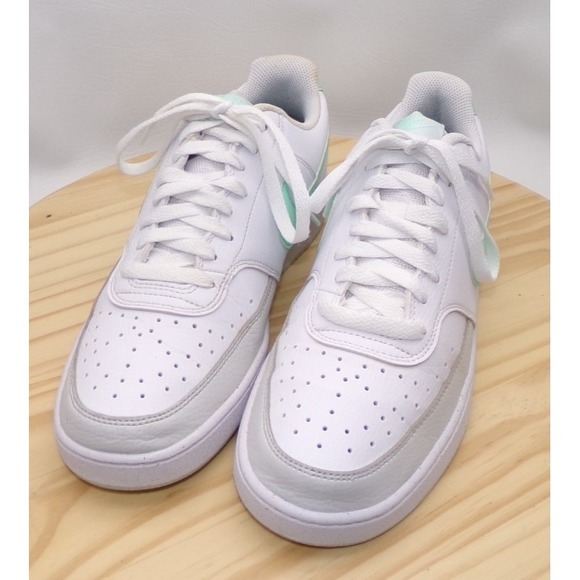 Nike Other - Nike Court Vision Low Shoes FZ4124-100 Mens White‎ Mint Green Sz 10 Sneakers
